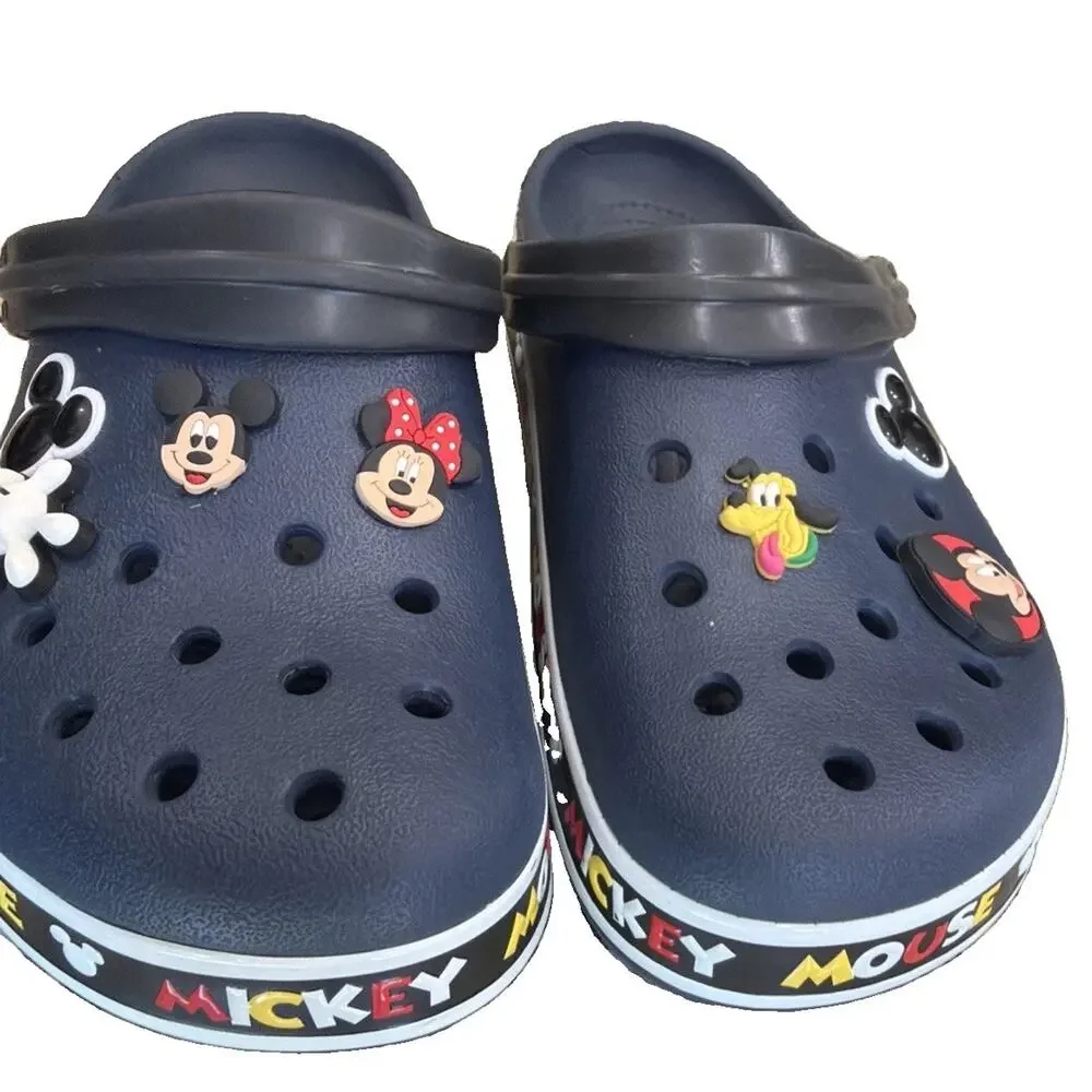 Crocs Disney Crocband Mickey III Clog 205629-90H Navy Blue Mens Size 7